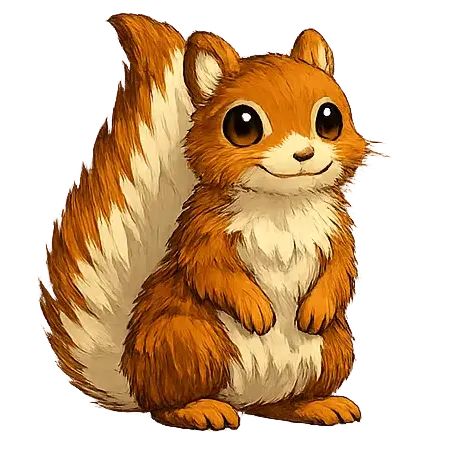 Interaktives Web Game Eichhörnchen Jagd